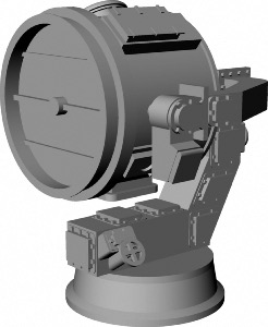 Projecteur 160cm DKM 1/100 x2 en impression 3D