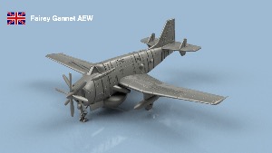 Fairey Gannet x5 1/350 - impression 3D