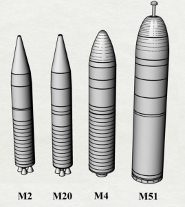 Missiles balistiques FR 1/72 impression 3D