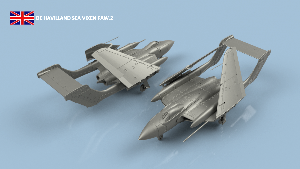 De Havilland Sea Vixen FAW.2 x1 1/144 - impression 3D