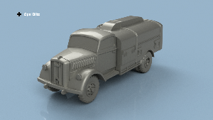 Opel Blitz citerne 1/700 x10 - impression 3D