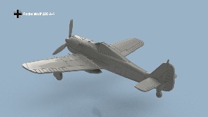 Focke Wulf 190 (FW 190) 1/700 x5 - impression 3D