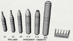 Missiles balistiques US 1/72 impression 3D