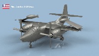 North American Savage x2 1/700 - impression 3D