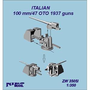 100mm /47 Italian OTO gun 1937 x 5