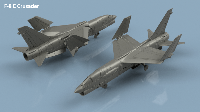 Vought F-8 / RF-8 Crusader US 1/200 x1 - impression 3D