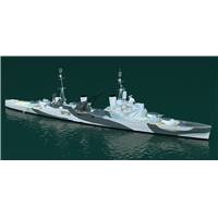 HMS SHEFFIELD 1/700 (en impression 3D)