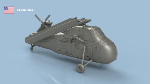 Sikorsky Hss-1 1/350 x4 - impression 3D