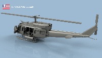 Bell UH-1 Huey 1/350 x4 - impression 3D