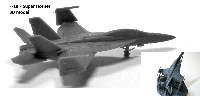 F-18 SUPER HORNET 1/144 x1 - impression 3D