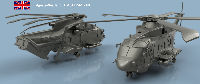AgustaWestland EH-101 UK 1/350 x2 - 3D printed