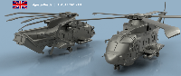 AgustaWestland Merlin UK 1/700 x4 - 3D printed