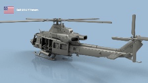 Bell UH-1 Y Venom 1/100 x1 - impression 3D