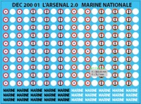 Cocardes Aéronautique Navale Marine Nationale 1/100