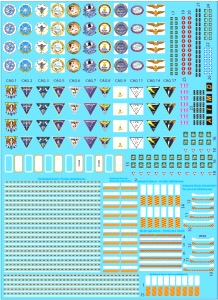 Décalques USS Nimitz 1/350