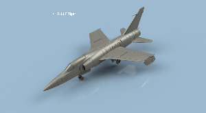 F-11 F Tiger 1/100  x1 - impression 3D