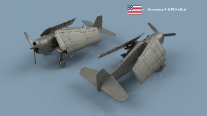 Grumman F-6 Hellcat 1/100 x1 - impression 3D