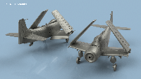 Skyraider x1 1/200 - impression 3D