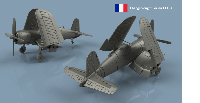 Change Vought Corsair F4U 1/144 x1 - impression 3D
