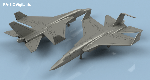 RA-5 C Vigilante 1/144 x1 - 3D printed