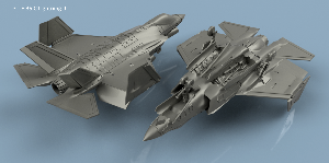 F-35 Lightning II 1/200 x1 - impression 3D