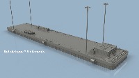 Quai US Moderne 1/400 - impression 3D