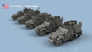 M15 Combination Gun Motor Carriage 1/144 x5 - impression 3D