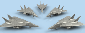 F-14 Tomcat / Bomcat 1/100 x1 - 3D printing