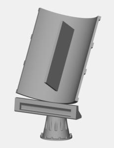 Radar SPS-39 1/350 x1 en impression 3D