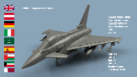 EF-2000 Eurofighter Typhoon 1/100 x1 - impression 3D