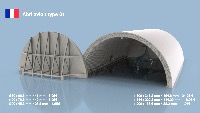 Abri avion type 01 1/350 X1 - impression 3D
