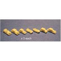 Set de véhicules Etat Major Wehrmacht x21 1/700