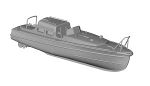 Vedette officer 8m x5 1/350 - impression 3D