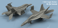 F-18 SUPER HORNET 1/144 x1 - impression 3D