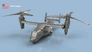MV-22 Osprey 1/144 x1 - impression 3D