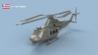 Bell UH-1 Y Venom 1/350 x4 - impression 3D