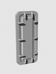Portes pour le Richelieu 1/100 x10 en impression 3D