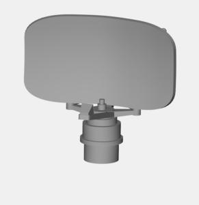 Radar DRBV-51B 1/350 x1 en impression 3D