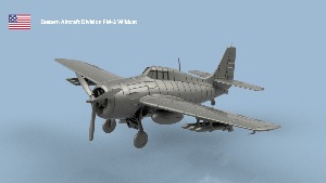 Eastern Aircraft Division FM-2 Wildcat 1/200 x1 - impression 3D