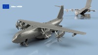 Airbus A400M x1 1/700 - impression 3D