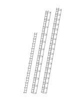 Echelles simples et encagées grands modèles Marine Nationale 1/200 x6 en impression 3D