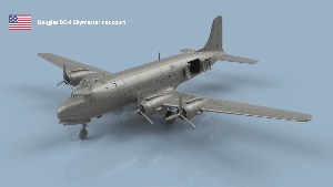 Douglas DC-4 Skymaster 1/144 x1 - impression 3D