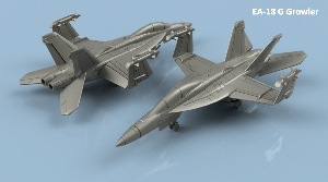 EA-18 G GROWLER x1 1/200 - impression 3D