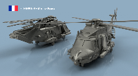 NH-90 1/350 x2 - impression 3D