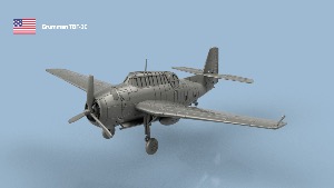 Grumman TBF-1C / TBM-3D Avenger 1/144 x1 - impression 3D