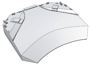  Plage d'accostage pour ponton LST du port Mulberry x2 1/700
