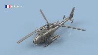 SA 342 Gazelle 1/100 x1 - impression 3D