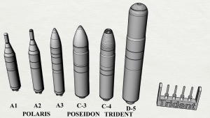 Missiles balistiques US 1/72 impression 3D