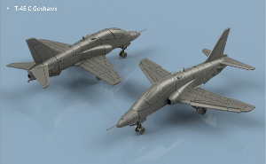 T-45 C Goshawk x5 1/350 - impression 3D