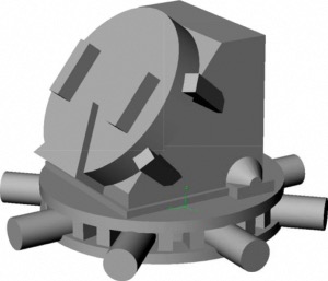 C38-S Zielgeber DKM 1/100 x2 en impression 3D